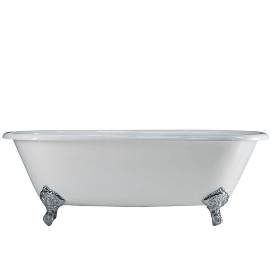 Gray Arroll MOULIN Bath Cast Iron Freestanding Roll Top Double Ended