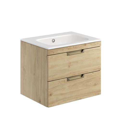 Rosy Brown Scudo Aubrey Cabinet 600 With Countertop Basin