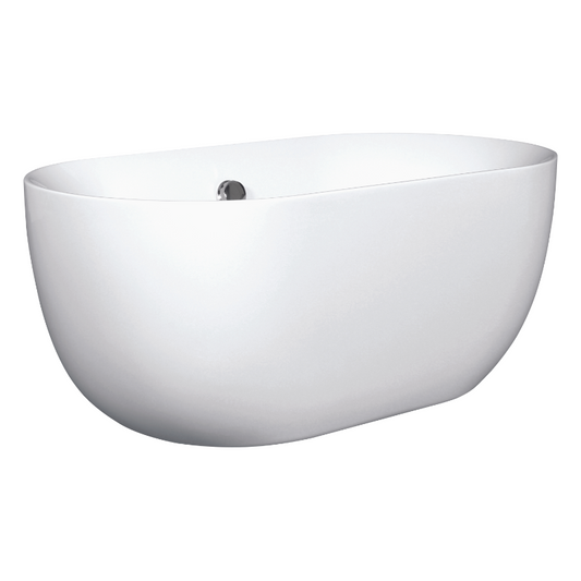 Lavender BC Designs Dinkee Compact Curved Freestanding Bath - 1500mm