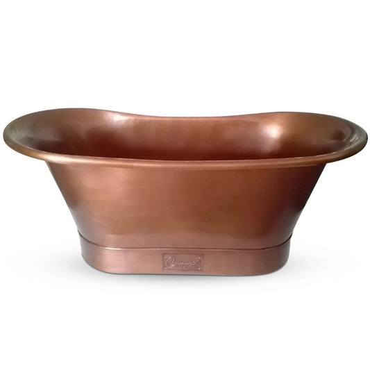 Sienna Coppersmith Creations Bath Antique Copper Freestanding Roll Top