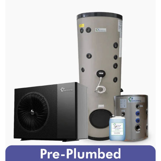 Dark Slate Gray InverTech High Temp Heat Pump Package (Full Install Kit) 9kW Pre Plumbed