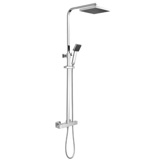 Light Gray Bathroomship JETTY Thermostatic Bar Mixer Shower with Kit Square