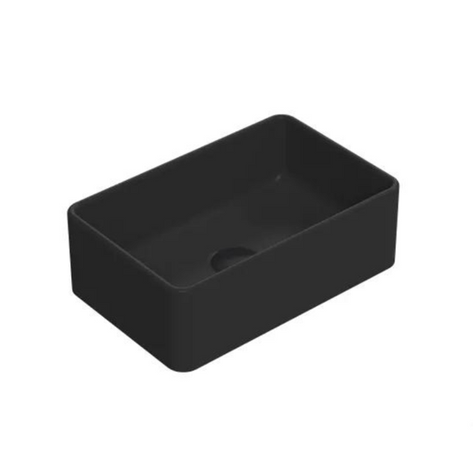 Dark Slate Gray Nuie Luxe Rectangular Vessel Sink 365 x 235 x 120mm