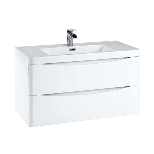 Lavender Scudo Bella 900 Wall Mounted Cabinet and Basin