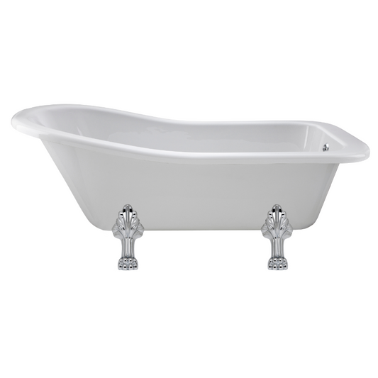 Gray Old London Brockley Freestanding Slipper Bath - Pride Leg 1700mm