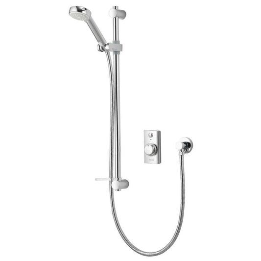 Light Gray Aqualisa Visage Q Smart Digital Shower Concealed with Adjustable Head